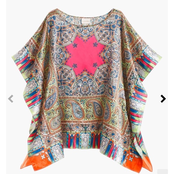 Chico’s Chloe Colorful Poncho - Picture 4 of 8